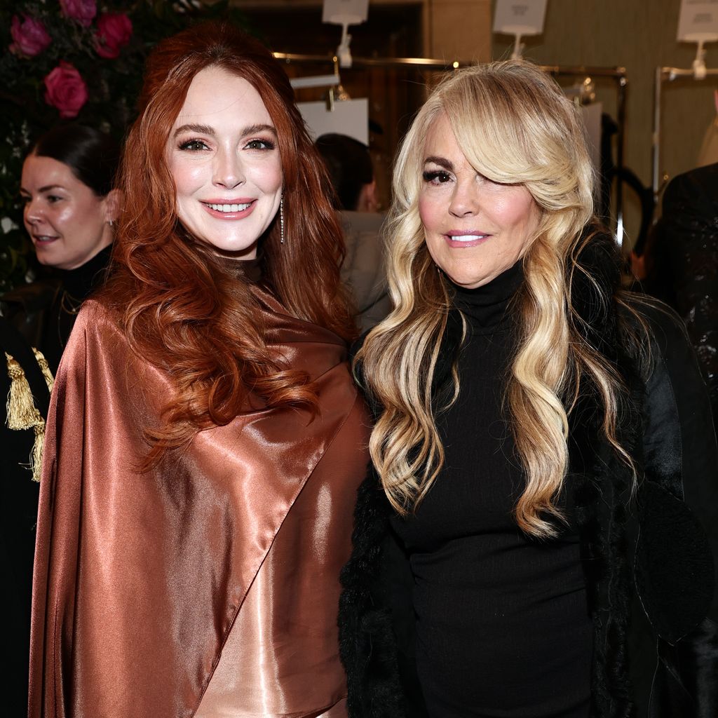 Lindsay Lohan und ihre Mutter Dina im Februar 2023