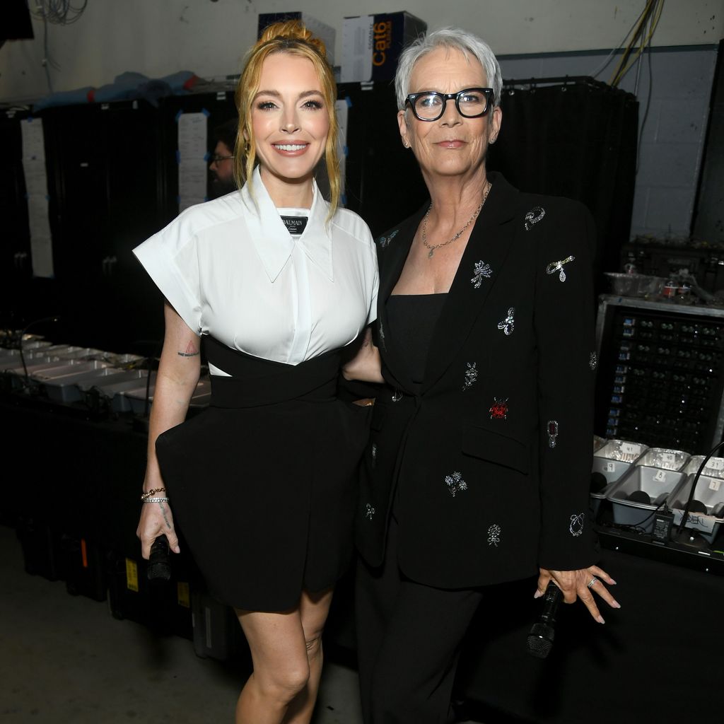 Lindsay Lohan und Jamie Lee Curtis im August 2024