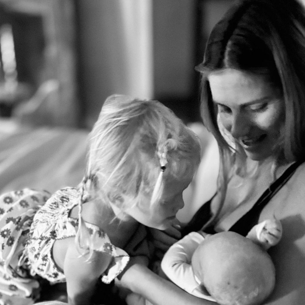 Lindsay Rae Hofmann mit ihren Kids