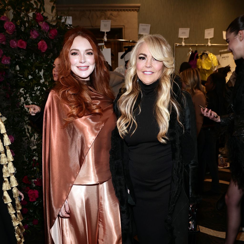 Lindsay und Dina Lohan im Februar 2023 in New York City