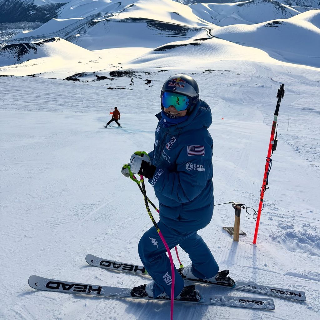 Lindsey Vonn während des Trainingslagers 2025 in Chile