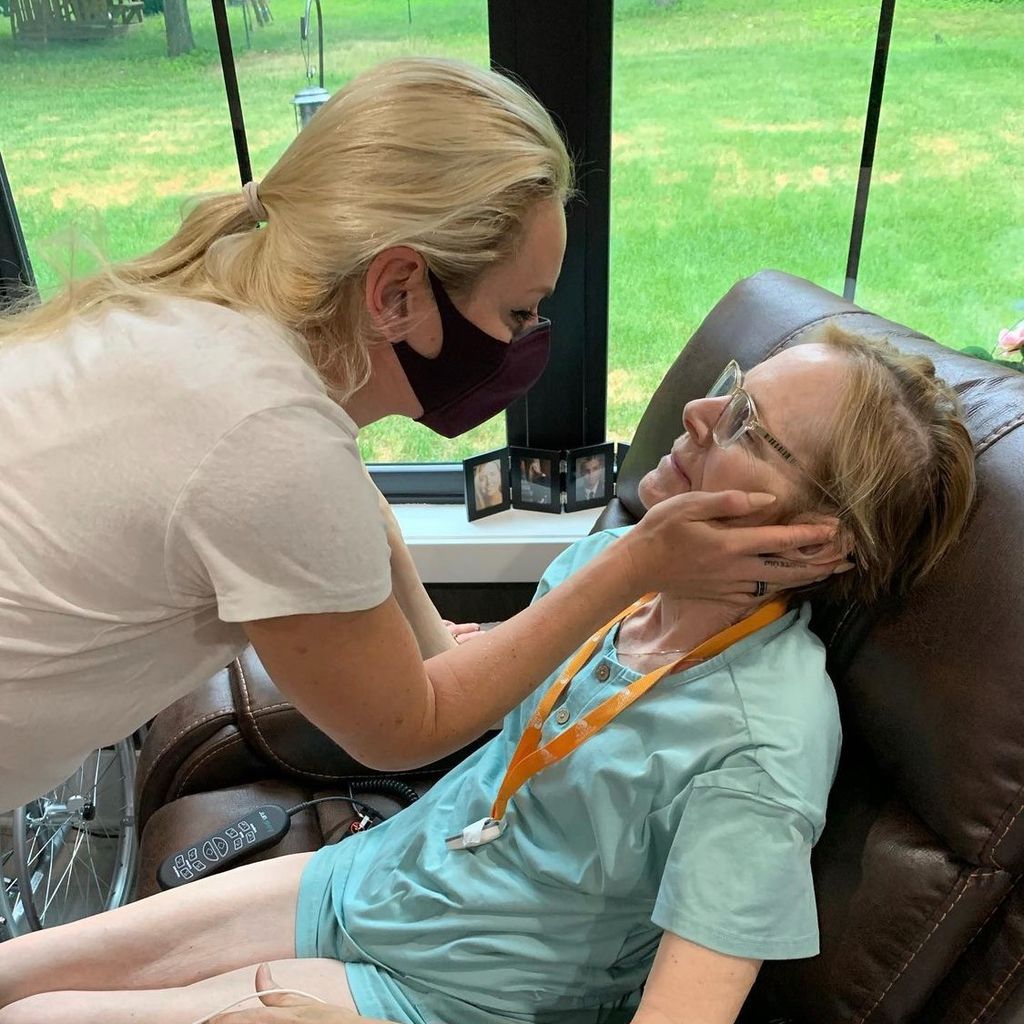 Lindsey Vonn mit ihrer Mutter Lindy