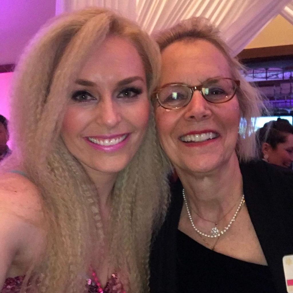 Lindsey Vonn mit ihrer Mutter Lindy