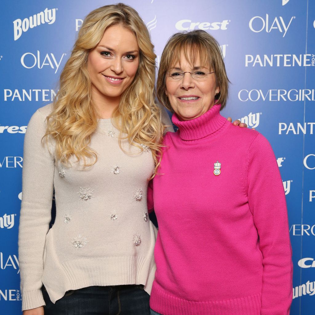 Lindsey Vonn und ihre Mutter Lindy bei einem Olympia-Event 2014
