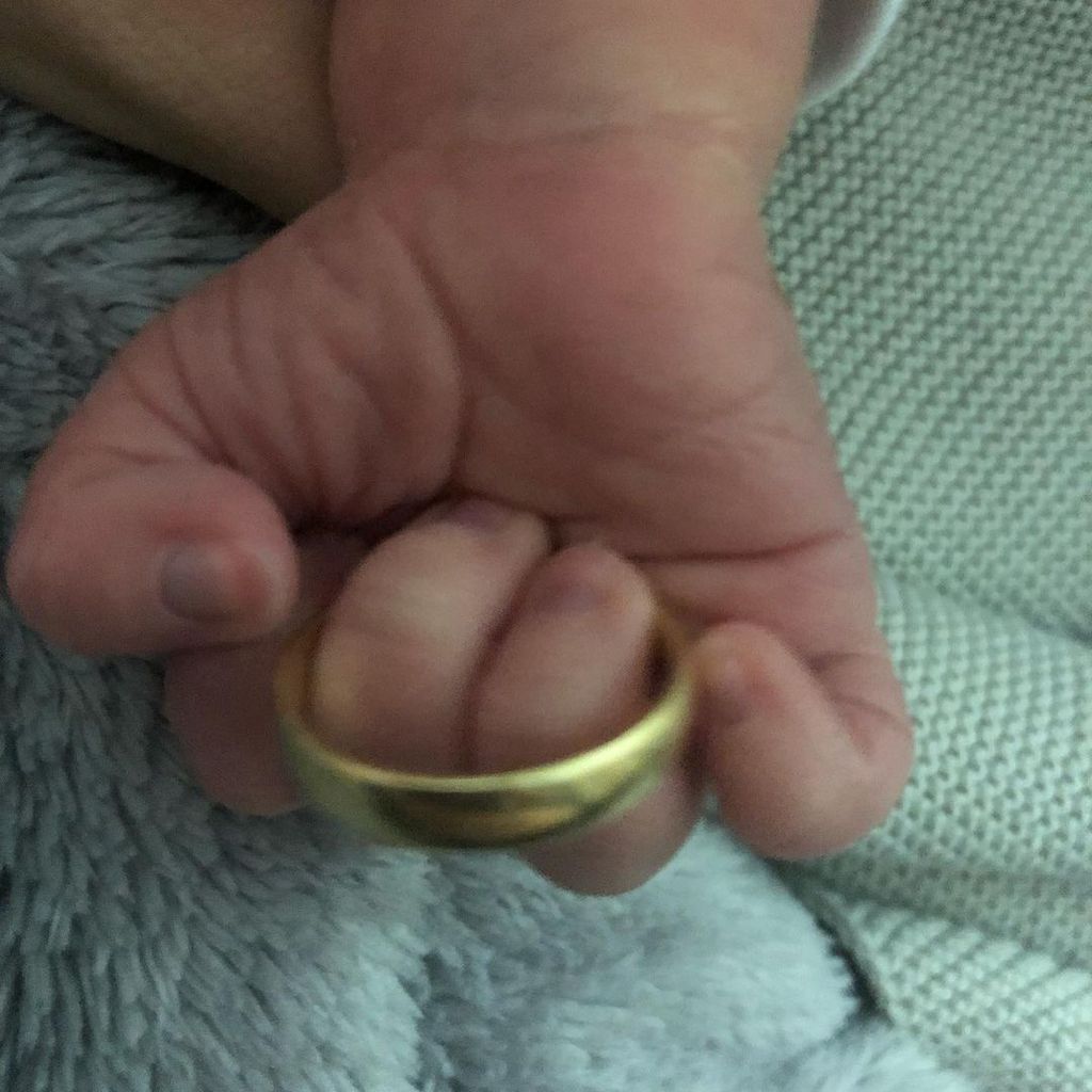 Lio Claßens Hand, Oktober 2018