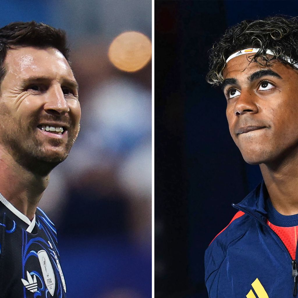 Lionel Messi und Lamine Yamal vor dem WM-Finale 2026 zwischen Argentinien und Spanien in East Rutherford