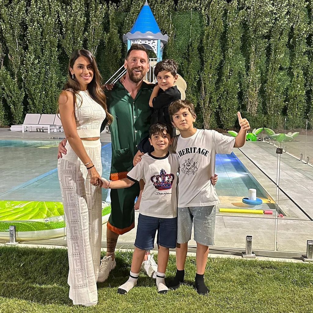 Lionel Messi und seine Familie