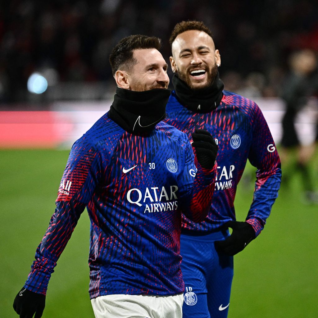 Lionel Messi und Neymar Jr., Januar 2023