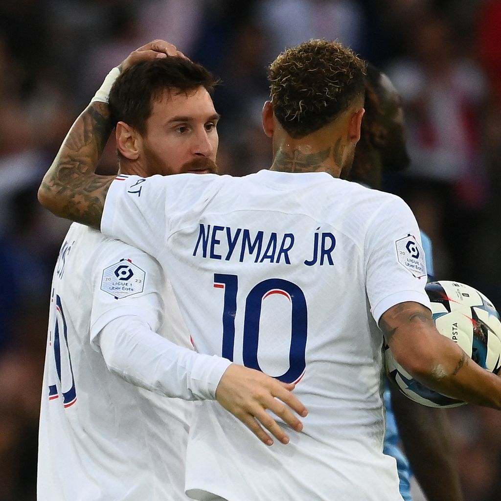 Lionel Messi und Neymar Jr., Oktober 2022