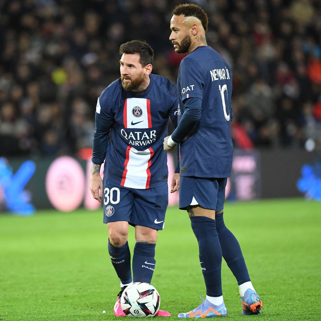 Lionel Messi und Neymar Jr., Januar 2023