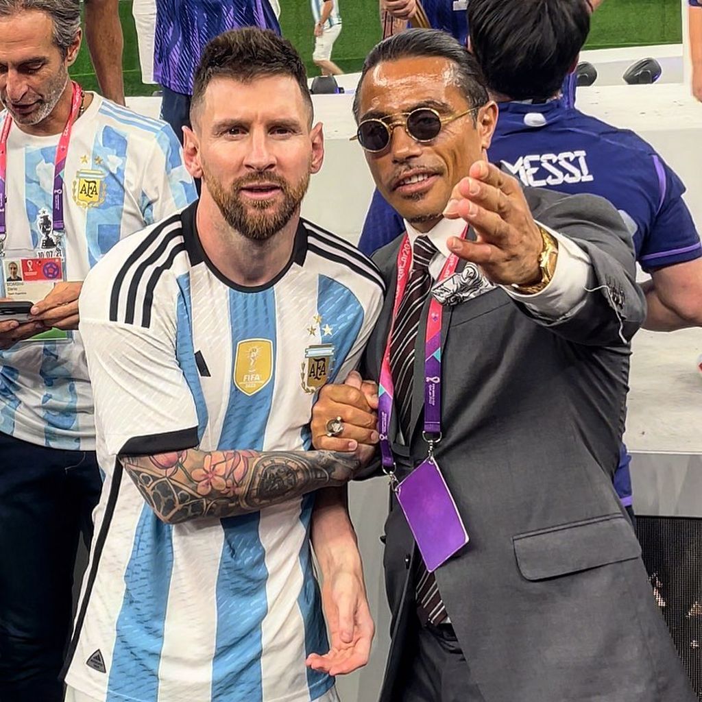 Lionel Messi und Nusret Gökçe