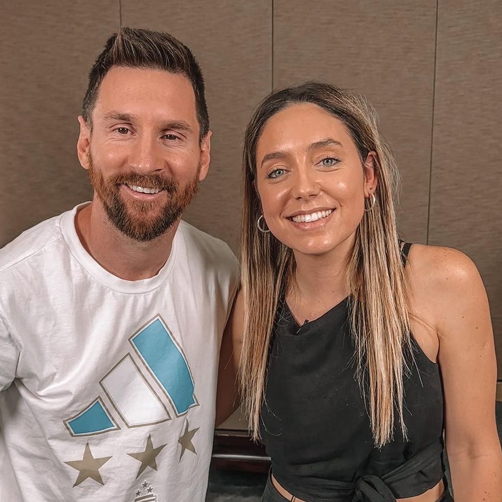 Lionel Messi und Sofi Martínez