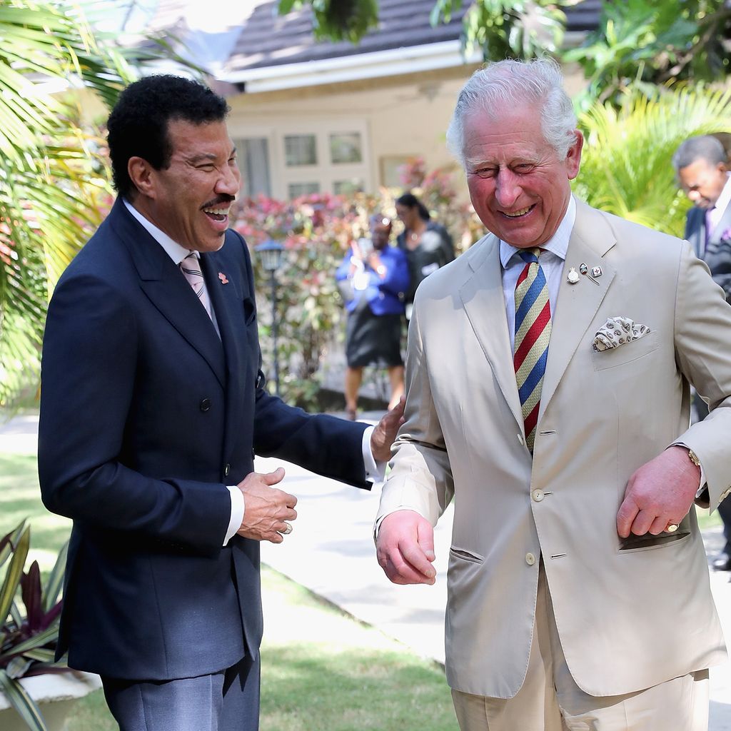 Lionel Richie und Prinz Charles
