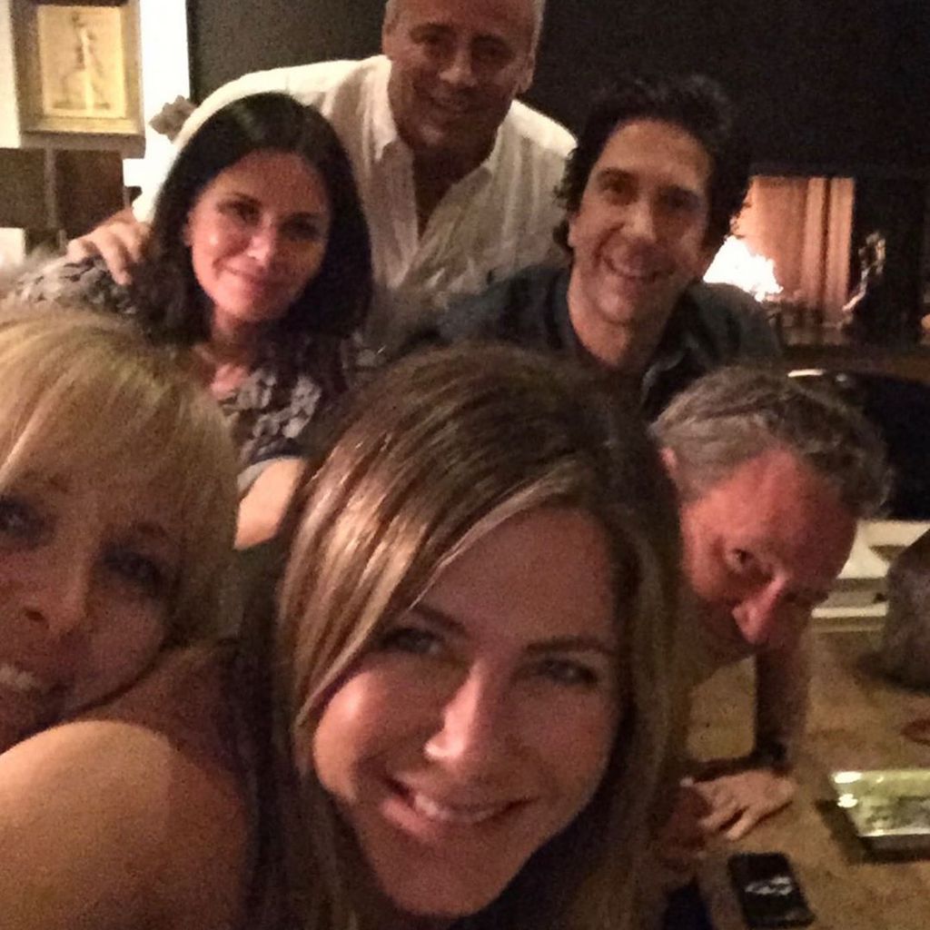 Lisa Kudrow, Courteney Cox, Matt LeBlanc, David Schwimmer, Matthew Perry und Jennifer Aniston