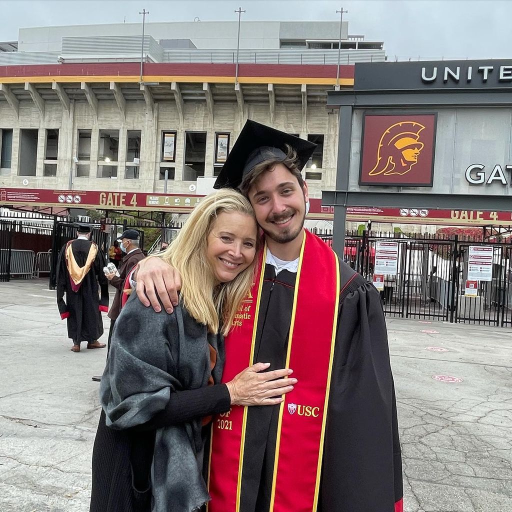Lisa Kudrow und ihr Sohn Julian, 2021