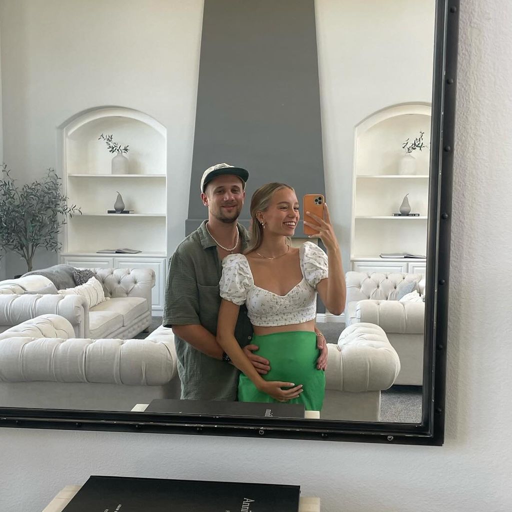 Influencerin Lisa Mantler mit ihrem Ehemann Jonas