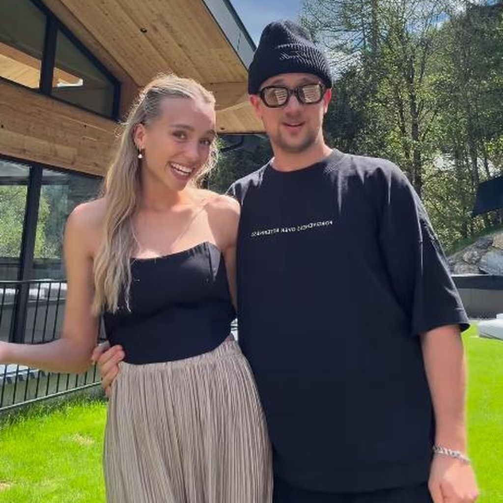 Lisa Mantler und ihr Ehemann Jonas, April 2025