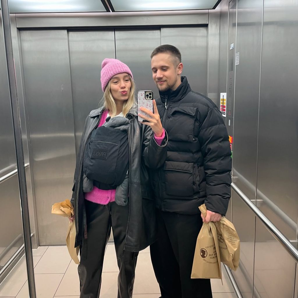 Lisa Mantler mit ihrem Mann Jonas