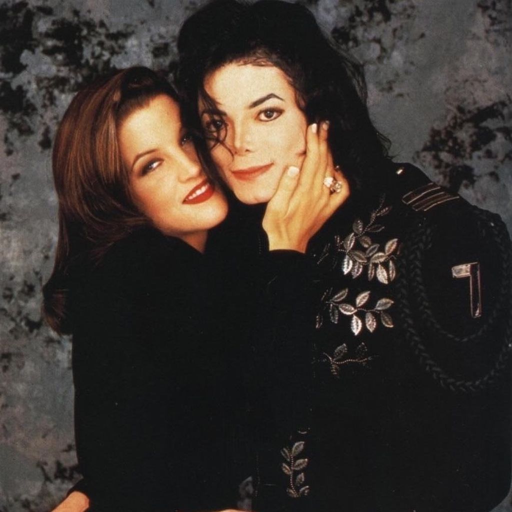 Lisa Marie Presley und Michael Jackson
