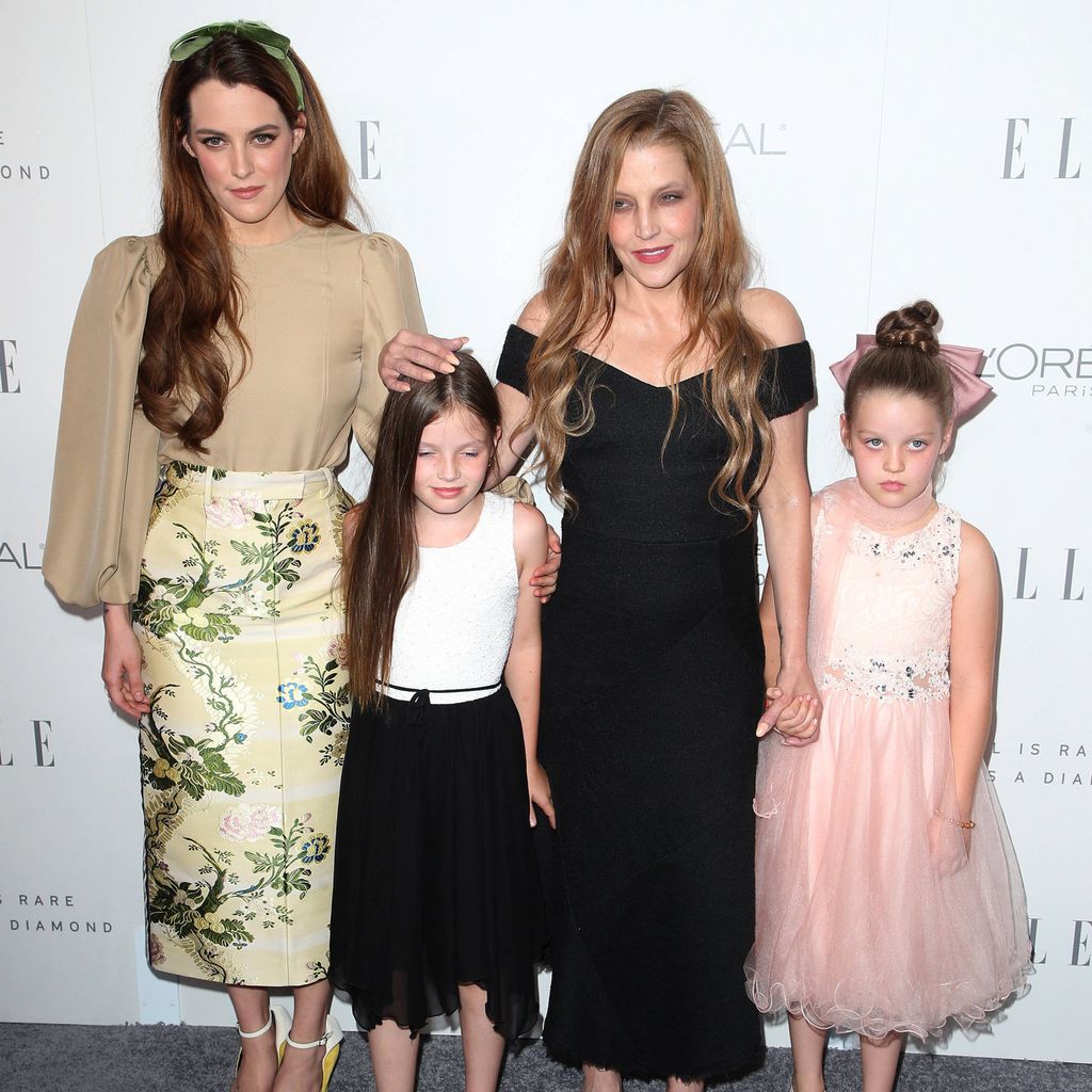 Lisa Marie Presley mit ihren Kindern Riley, Finley und Harper