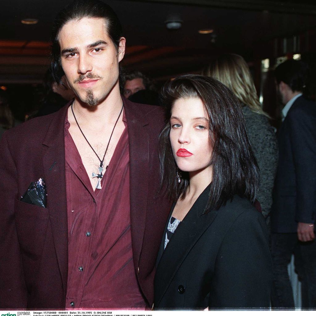 Lisa Marie Presley und ihr erster Ehemann Danny Keough, 1991