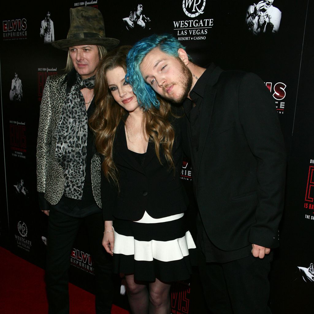 Lisa Marie Presley und ihr Sohn Benjamin Keough im April 2015 in Las Vegas