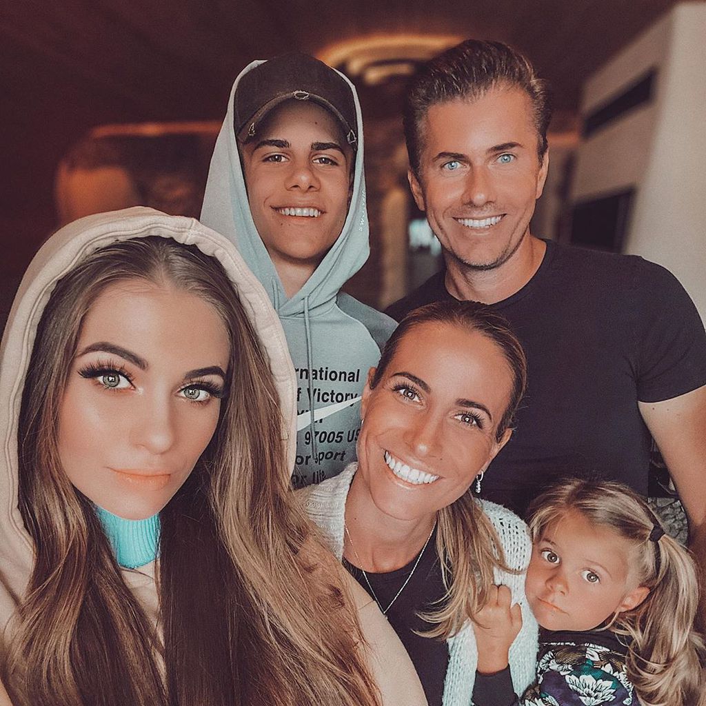 Lisa-Marie Schiffner mit ihrer Familie