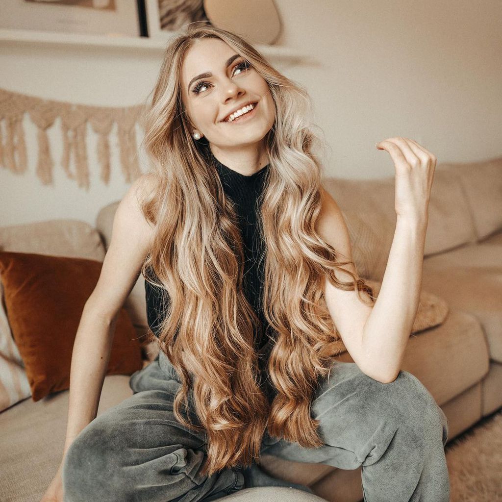 Lisa-Marie Schiffner mit ihrer neuen Haarfarbe im Oktober 2020