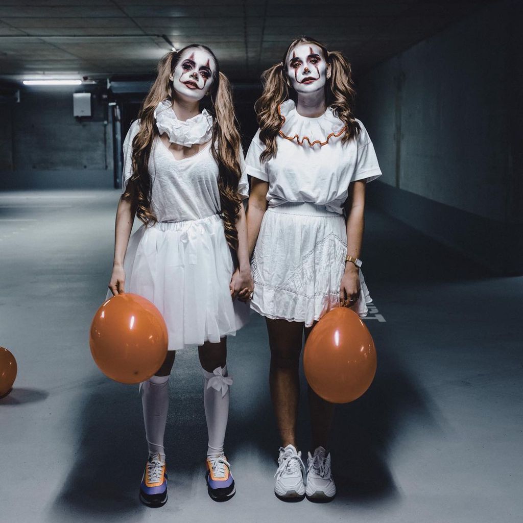 Lisa-Marie Schiffner und Ana Johnson an Halloween 2020