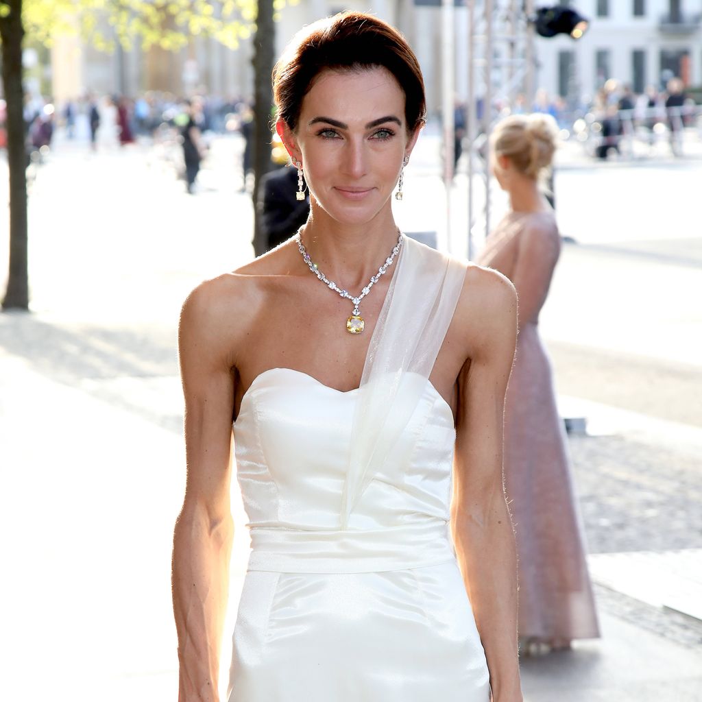 Beim 73. Bundespresseball im Hotel Adlon Kempinski: Lisa Müller in Berlin