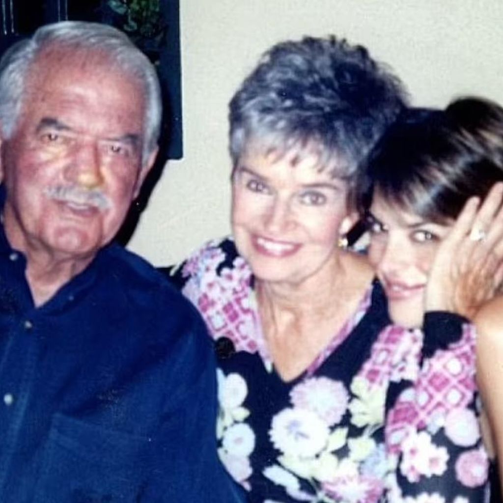 Lisa Rinna mit ihren Eltern Frank und Lois