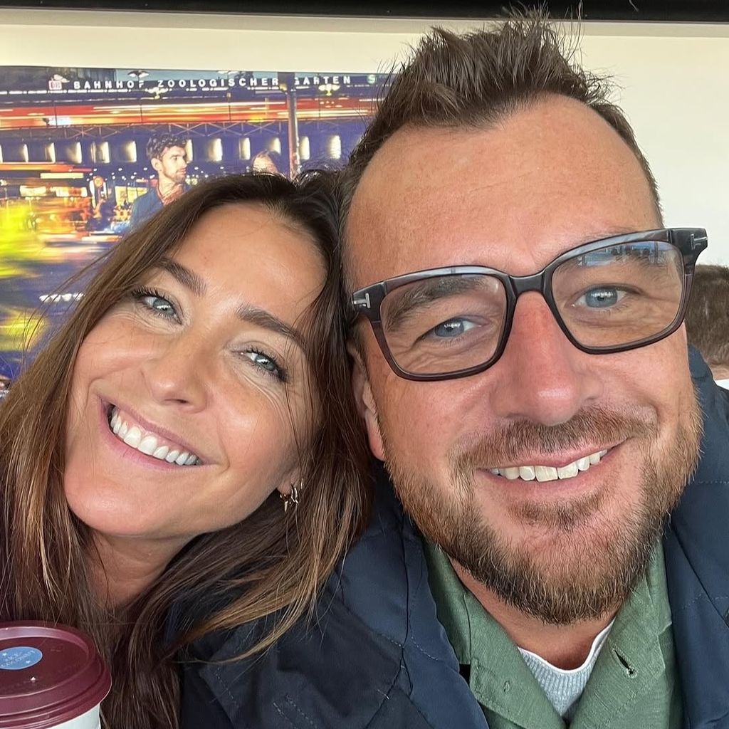 Lisa Snowdon mit ihrem Partner George Smart