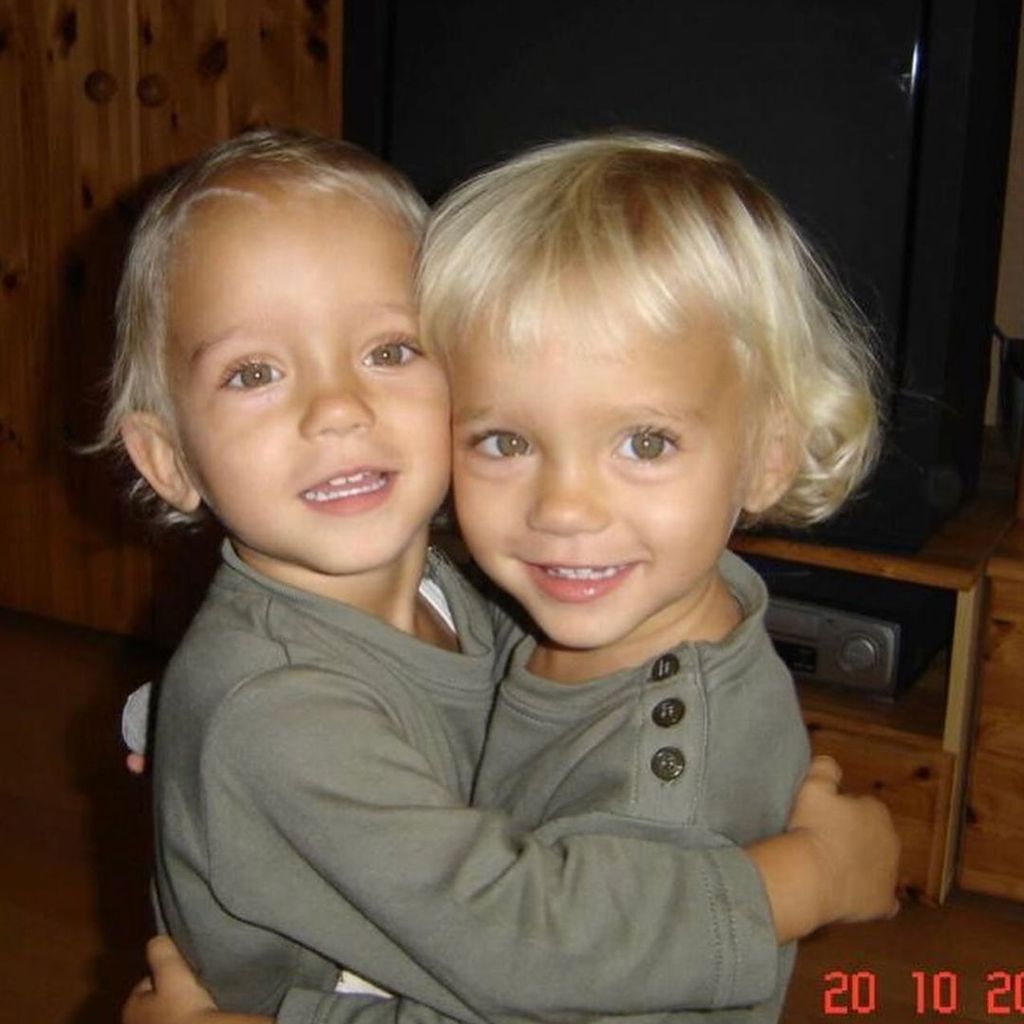 Lisa und Lena Mantler als Kleinkinder