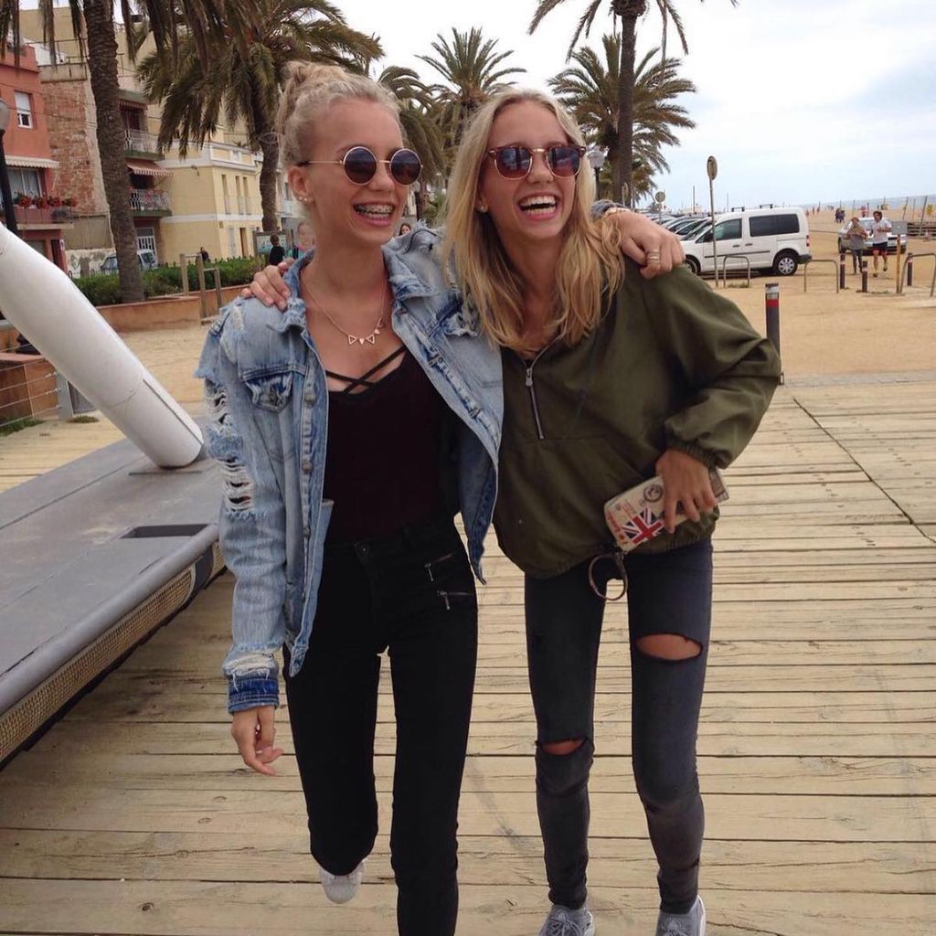 Lisa und Lena Mantler als Teenager