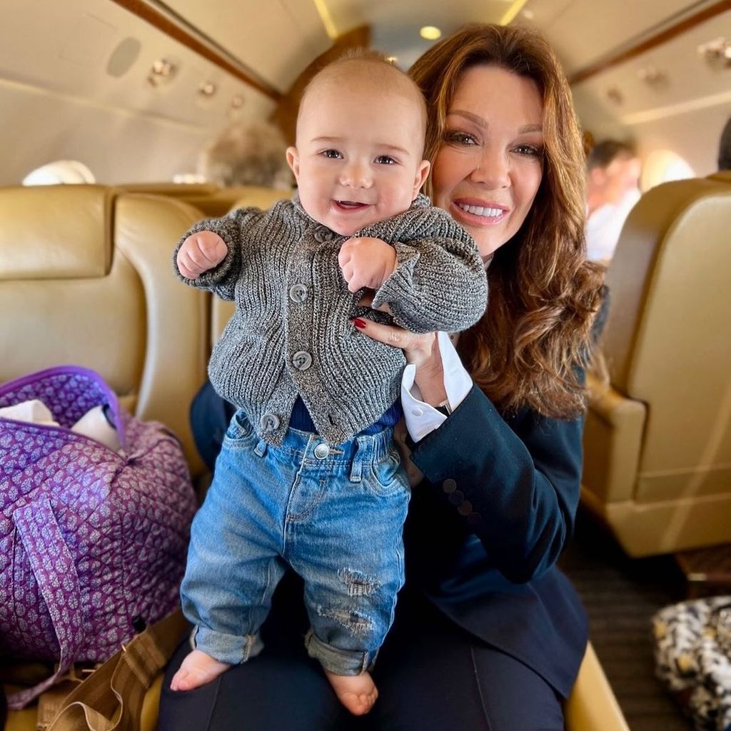 Lisa Vanderpump und ihr Enkel im April 2022