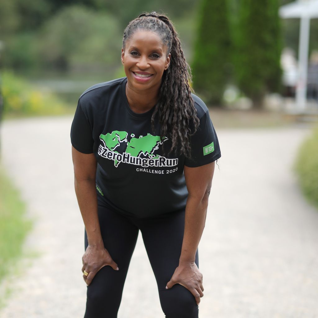 Liz Baffoe bei der "ZeroHungerRun Challenge" 2020