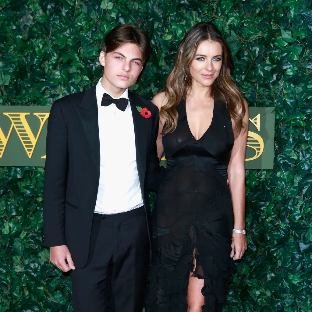Liz Hurley und ihr Sohn Damian, November 2016