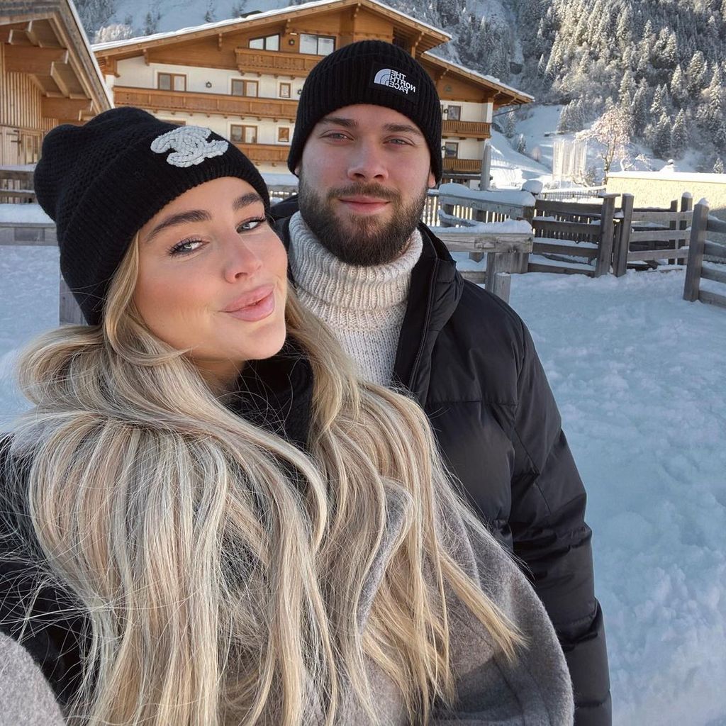 Liz Kaeber mit Ehemann Nick Maerker, Dezember 2022