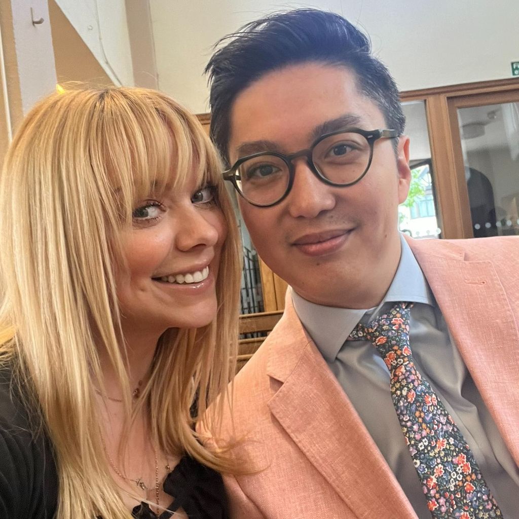 Liz McClarnon und ihr Mann, September 2024
