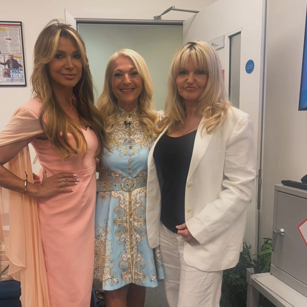 Lizzy Cundy, Vanessa Feltz and Danniella Westbrook nach der Show-Aufzeichnung, Juli 2026