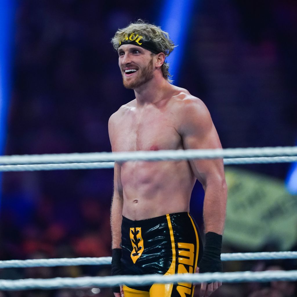 Logan Paul beim einem Wrestling-Event, 2023