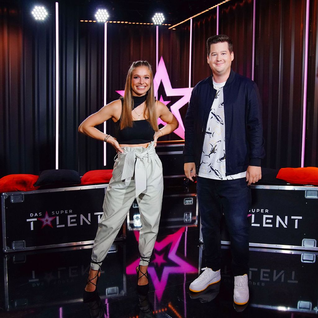 Lola Weippert und Chris Tall, "Das Supertalent"-Moderatoren