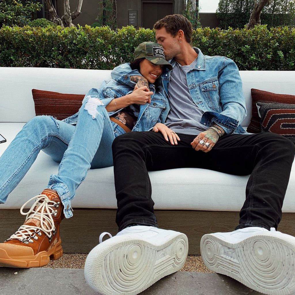 London Goheen und Reece Hawkins im Februar 2019