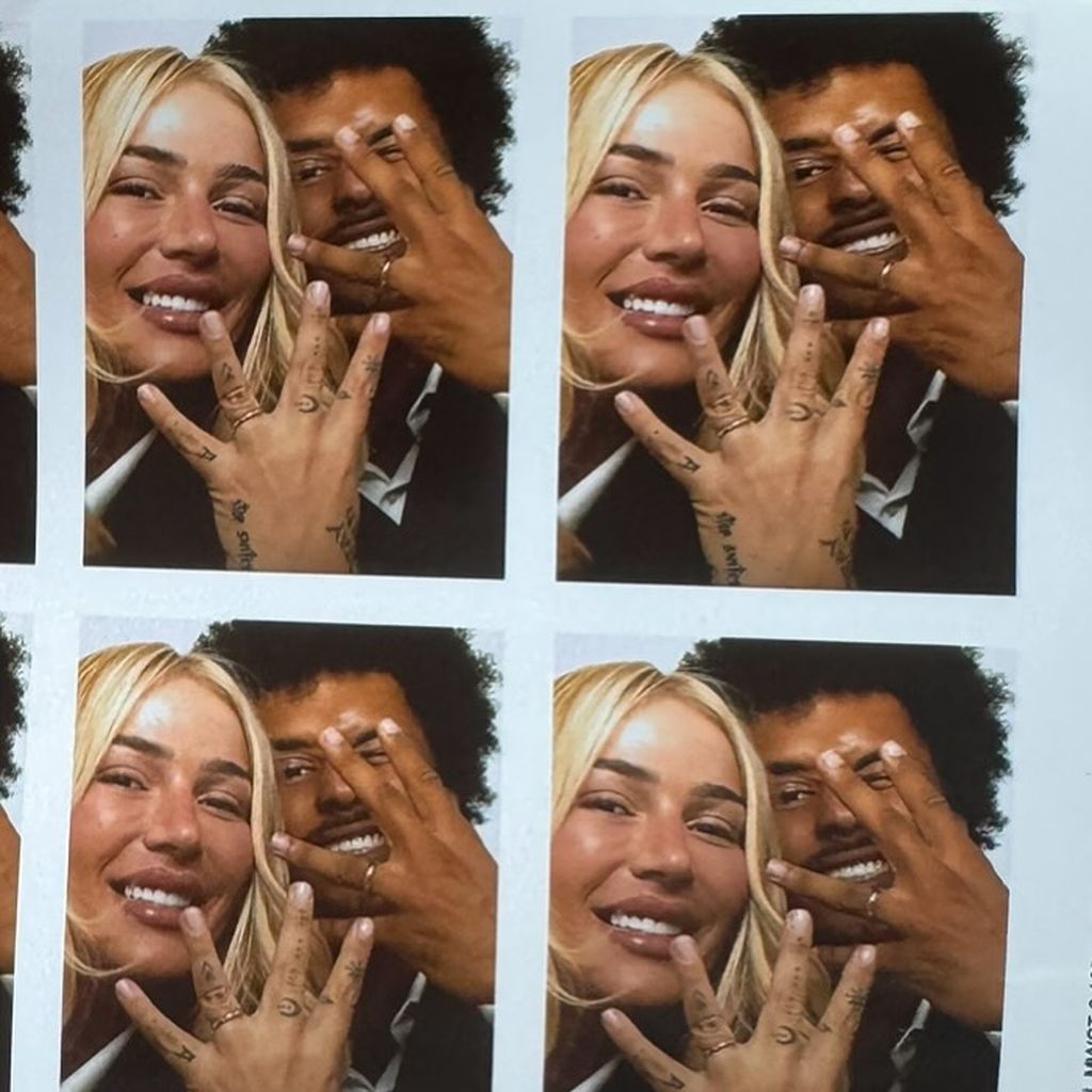 Loredana Zefi und ihre Partner Karim im Dezember 2024