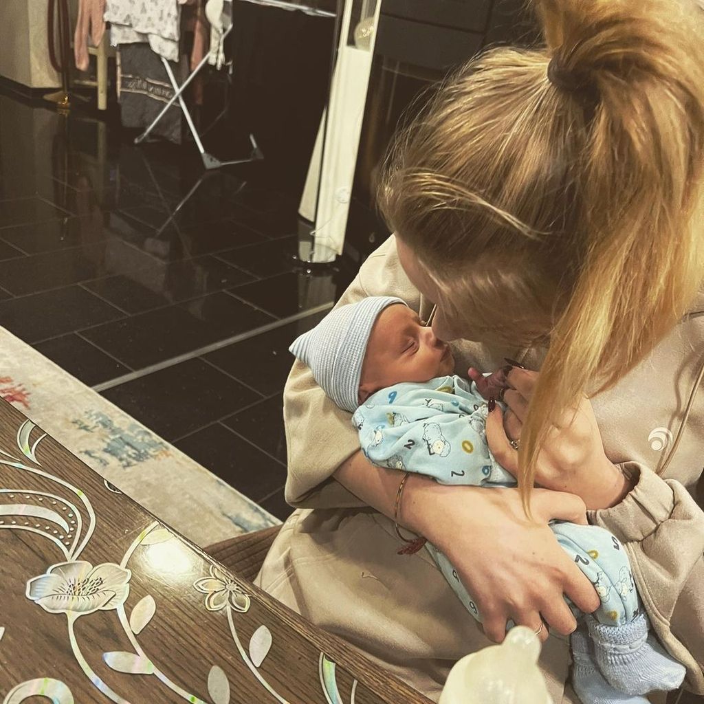 Loredana Wollny mit ihrem Sohn Aurelio