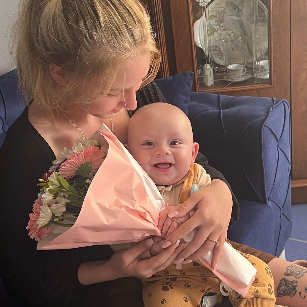 Loredana Wollny mit Sohn Aurelio