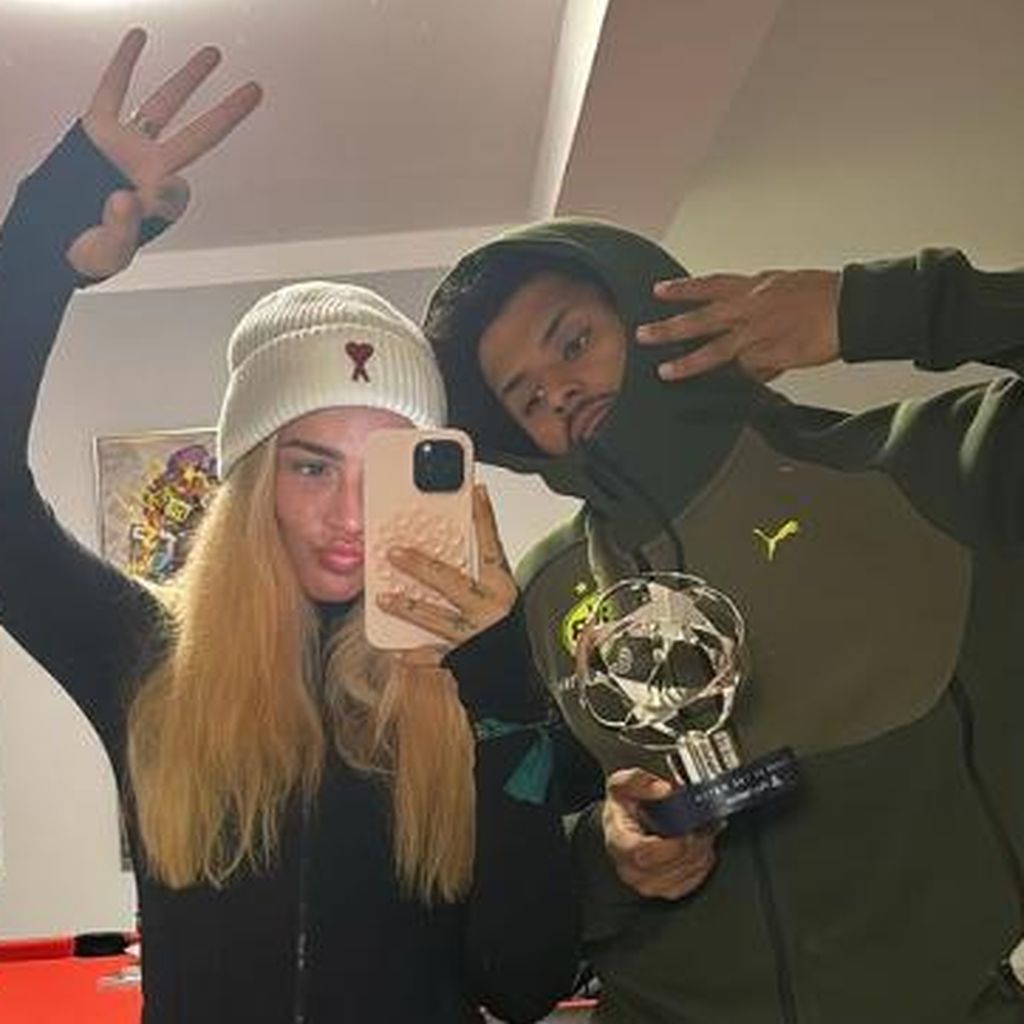 Loredana Zefi und Karim Adeyemi im Oktober 2024