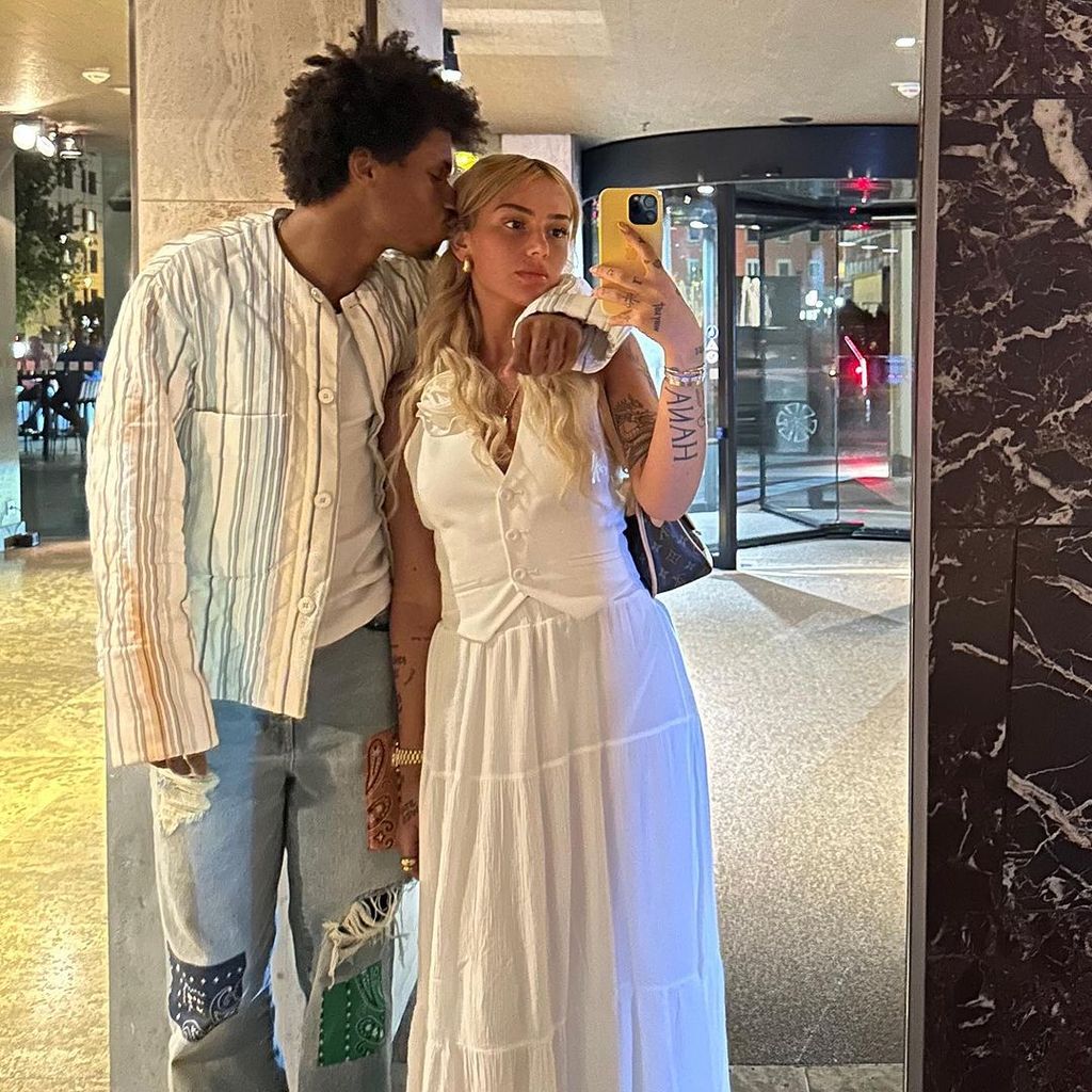 Loredana und Karim Adeyemi im September 2023
