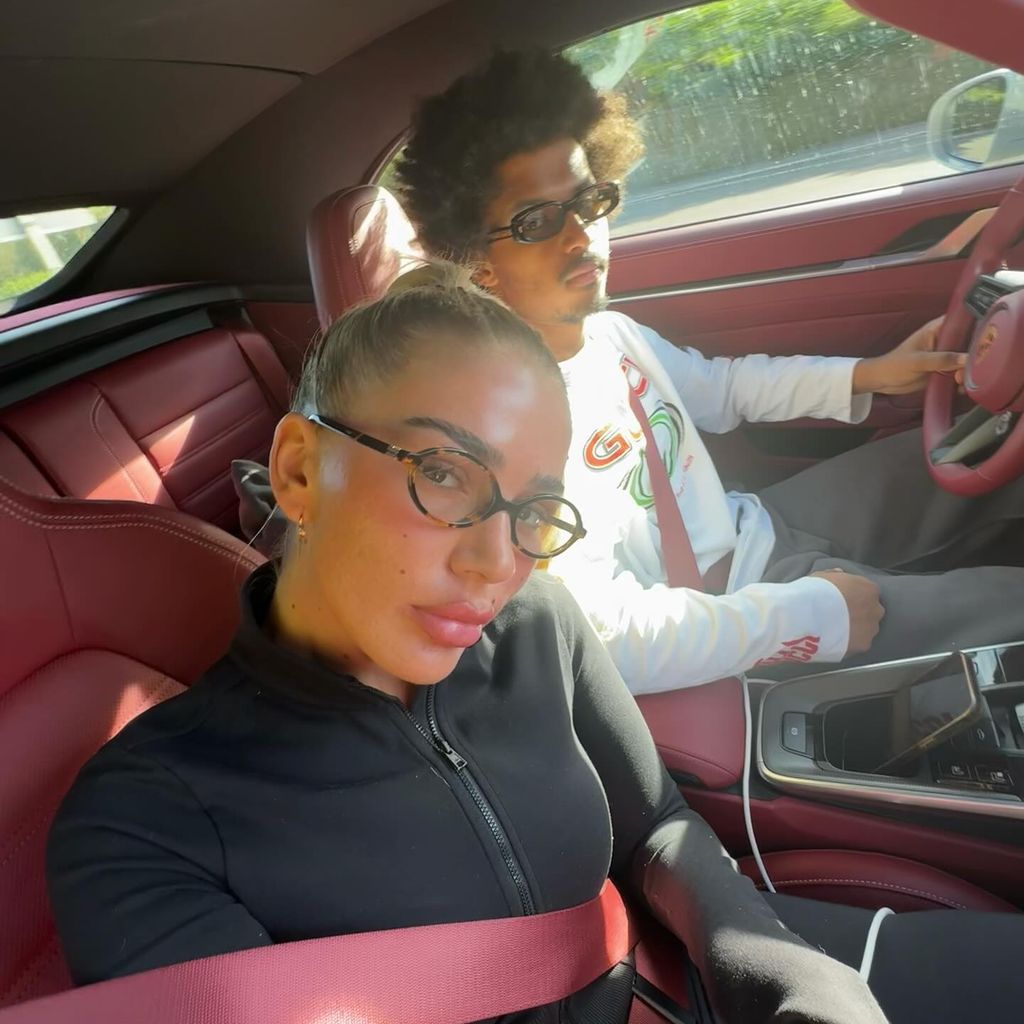 Loredana und Karim Adeyemi im November 2024