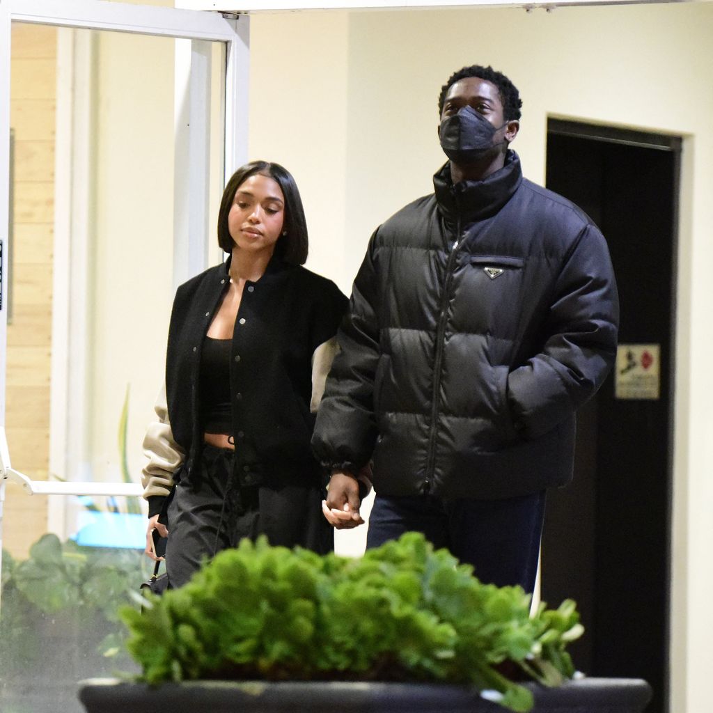 Lori Harvey mit ihrem Freund Damson Idris, Januar 2023